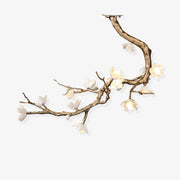 Classical ceramic flower ceiling lamp