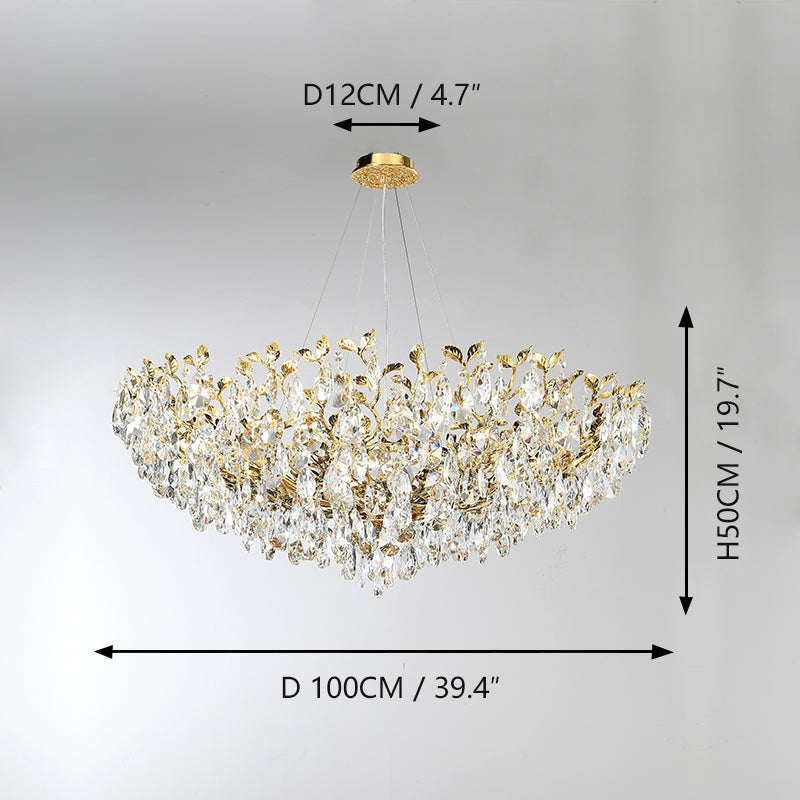 Italian-style chandelier for dining room