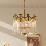 Gold Crown Crystal Chandelier