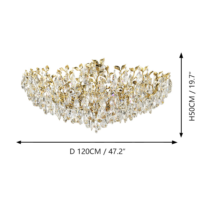 Italian-style chandelier for dining room