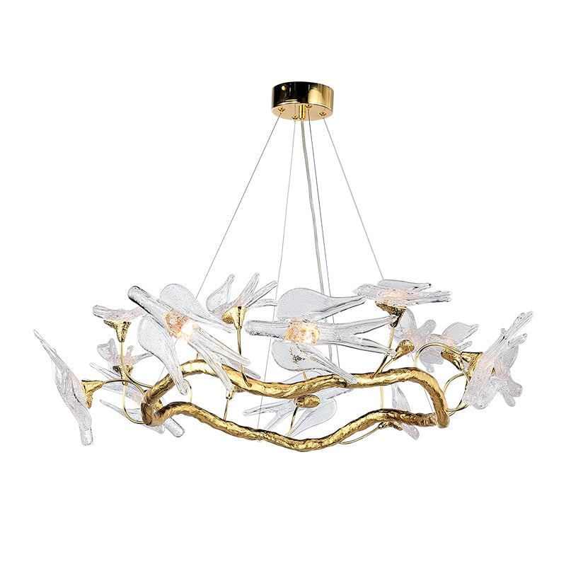 Light luxury and creative swallow chandelier