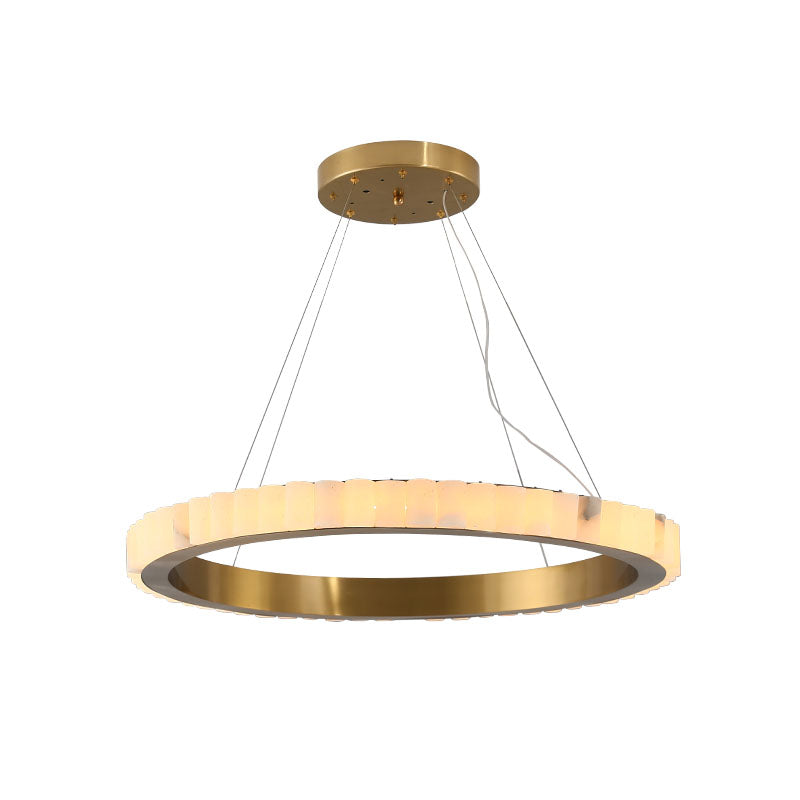 Marble chandelier, Italian-style, light luxury