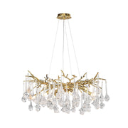 Light luxury art rose chandelier