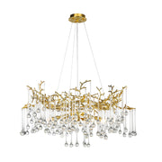 French-Italian style light luxury crystal chandelier
