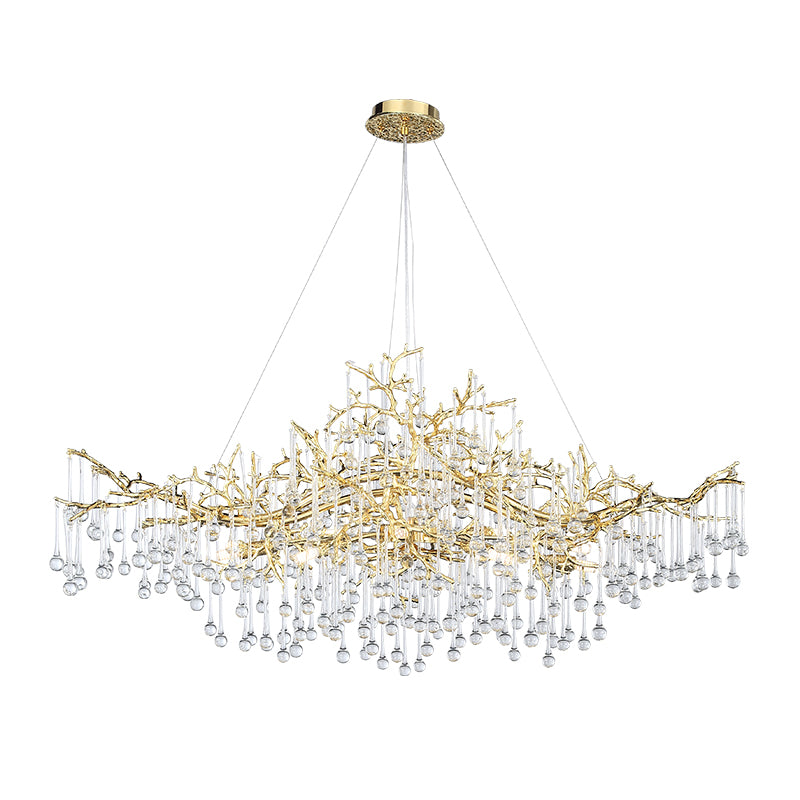 French-style light luxury living room chandelier