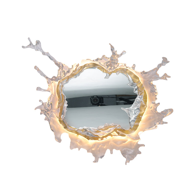 Artistic entrance decorative mirror lamp
