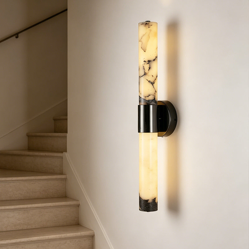 Long Tube Onyx Ambient Wall Light