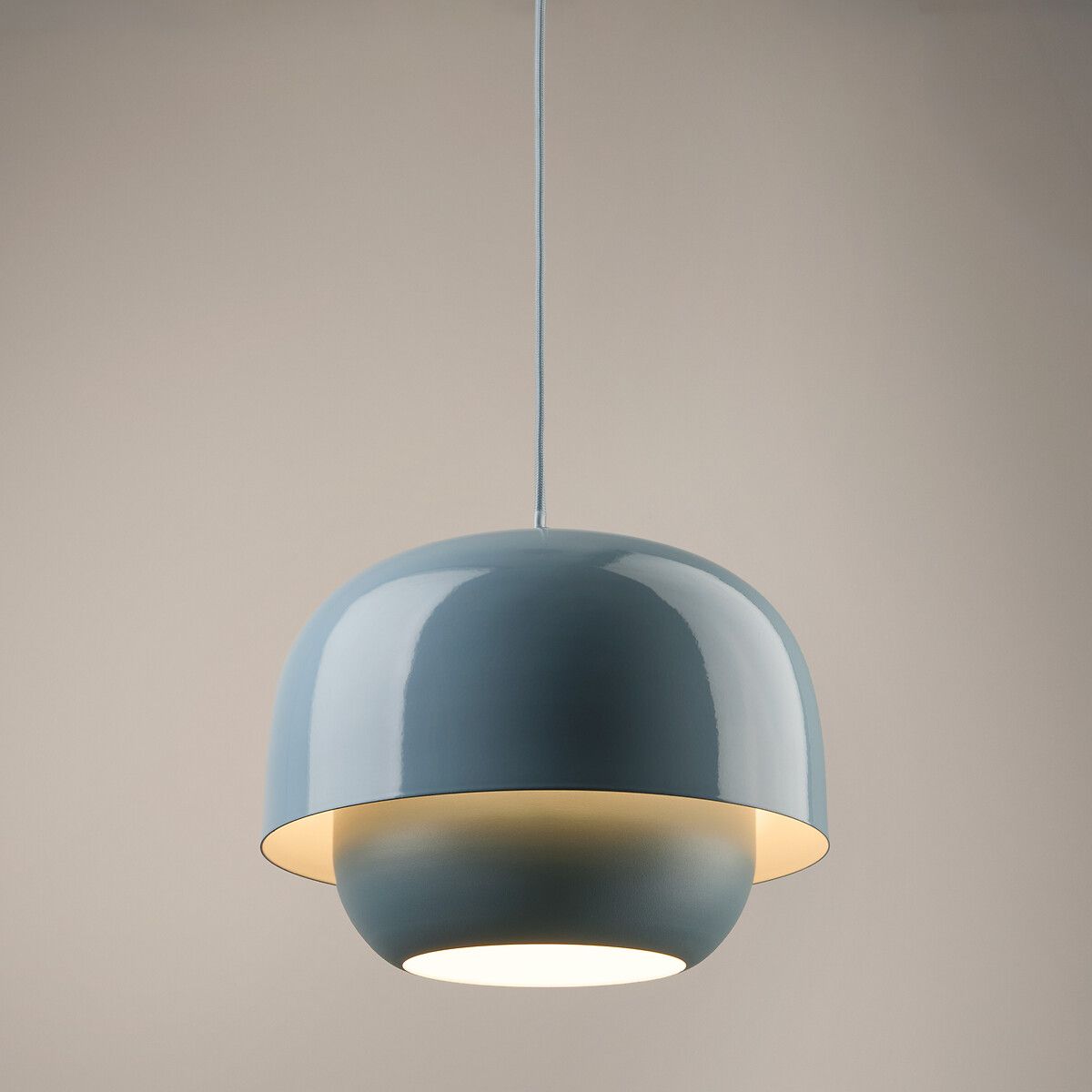 Double layered pendant light - modern style for dining and kitchen spaces