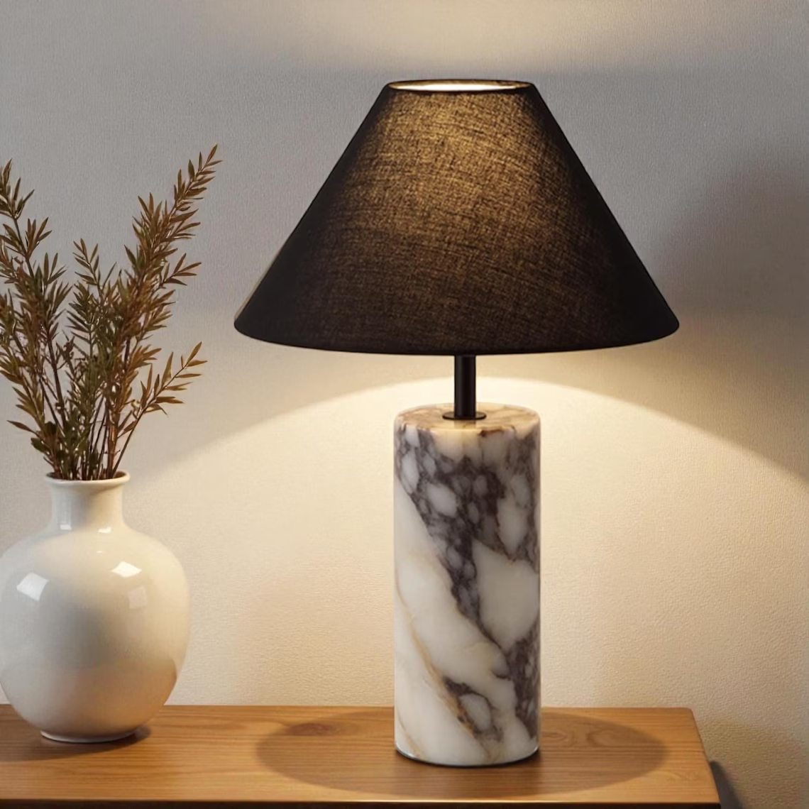 Italian Luxury Marble Table Lamp