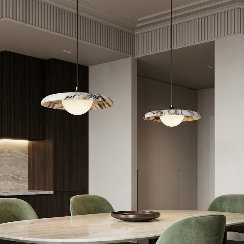 Mushroom Marble Single Light