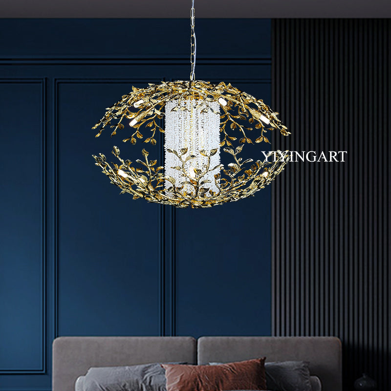Light luxury Italian restaurant chandelier