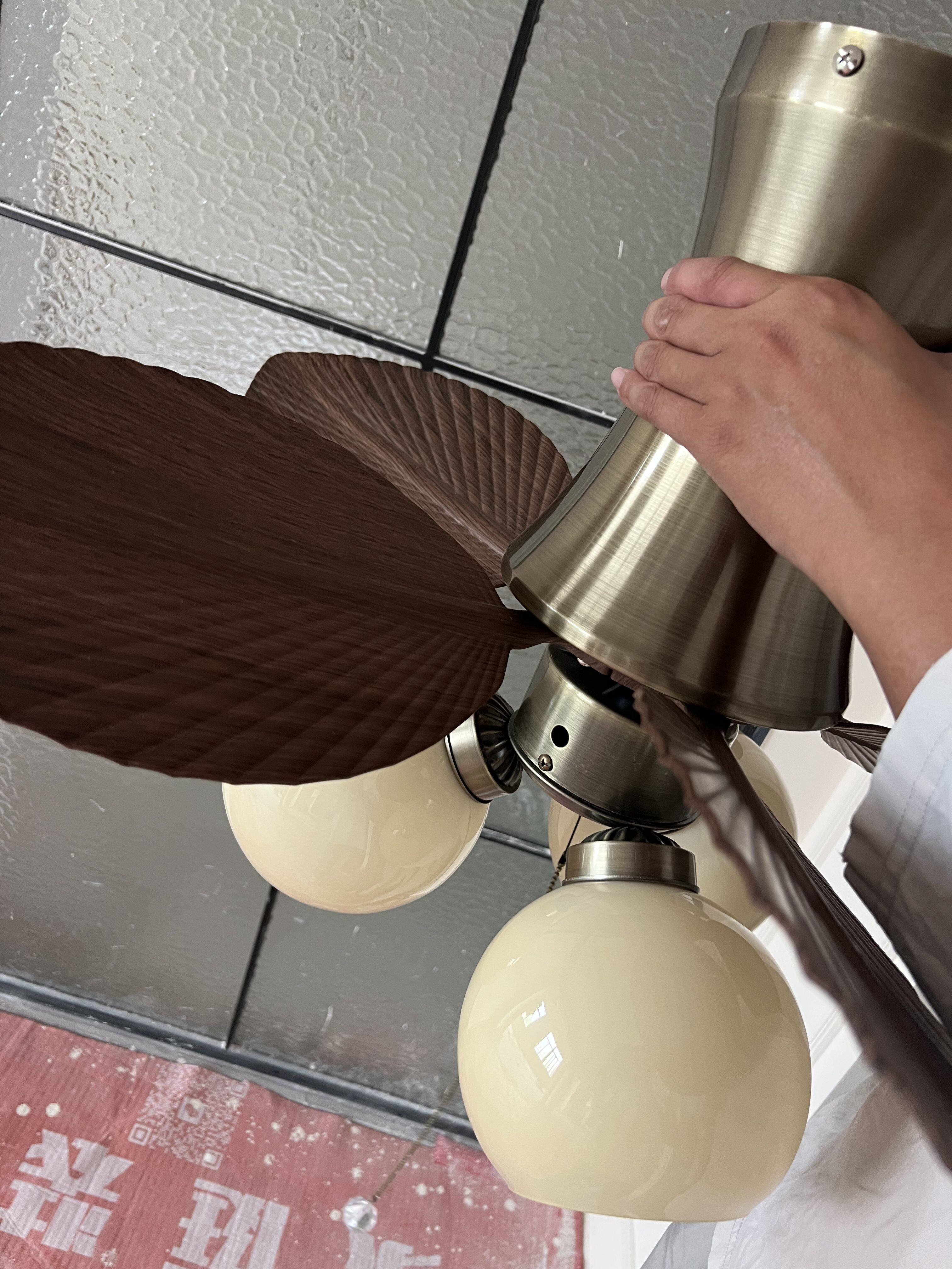 Vintage Luxury Ceiling Fan Light