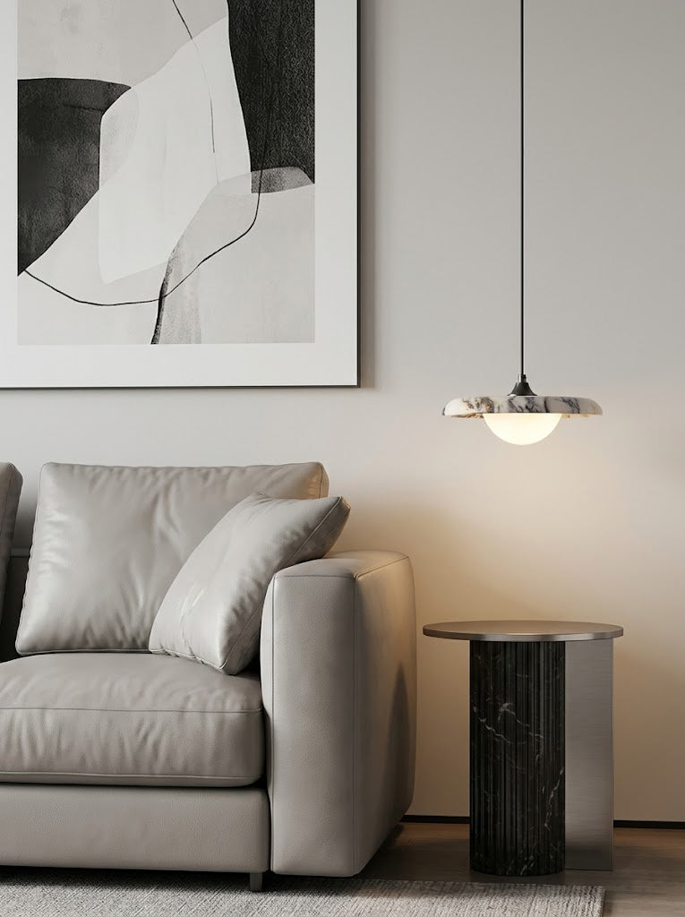Mushroom Marble Single Light