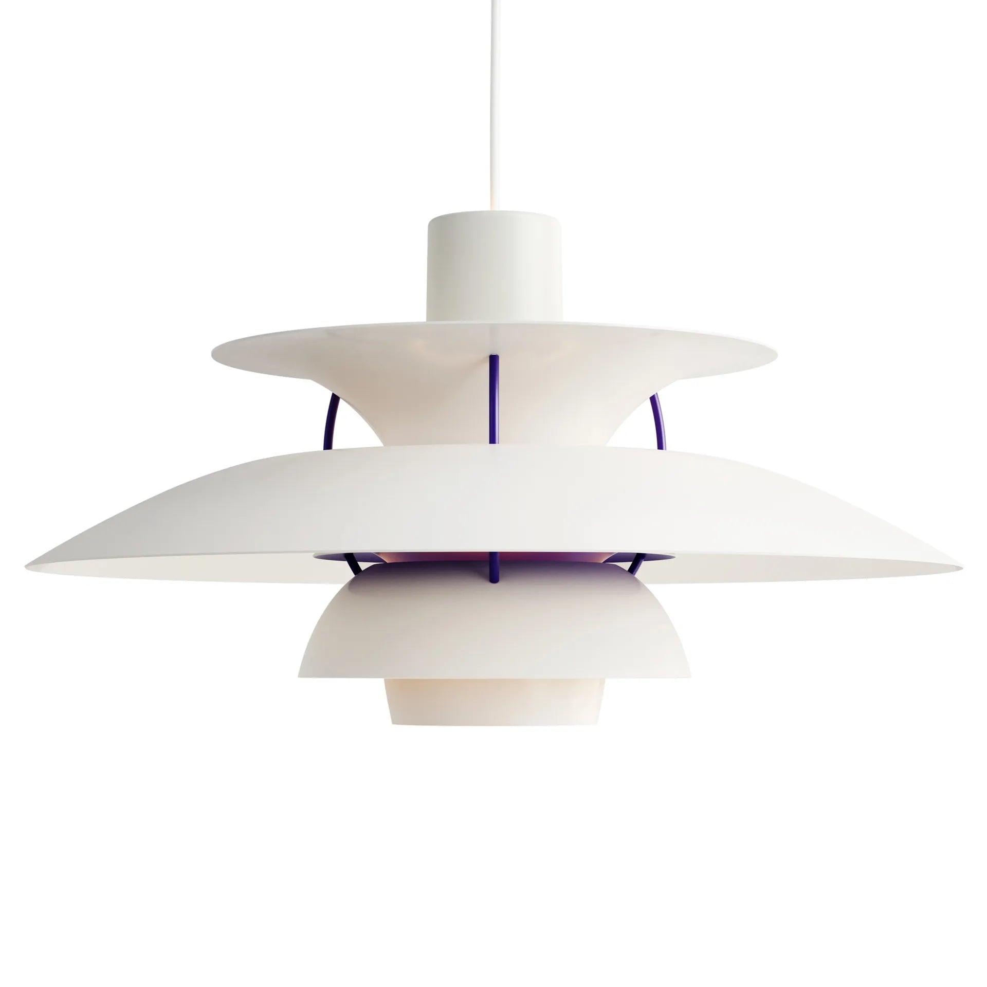 Colored Layered Pendant Light