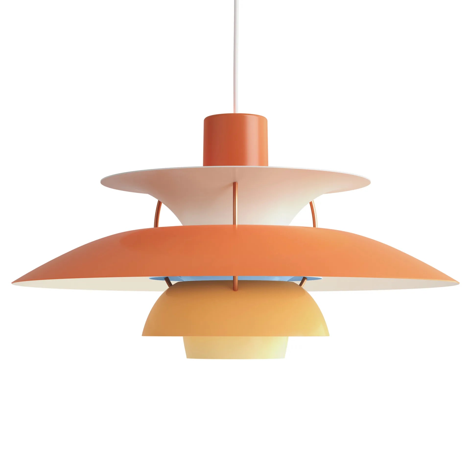 Colored Layered Pendant Light