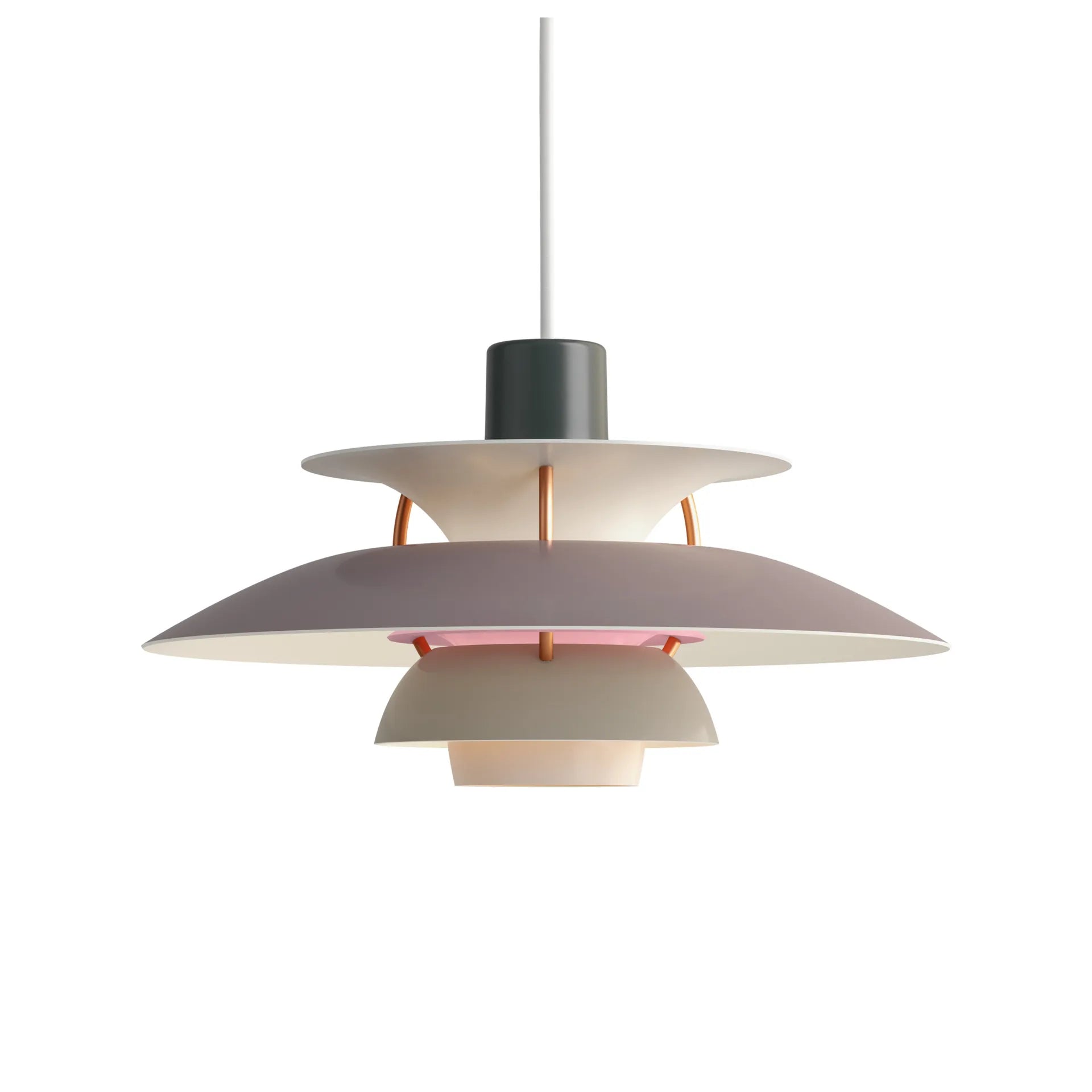 Colored Layered Pendant Light