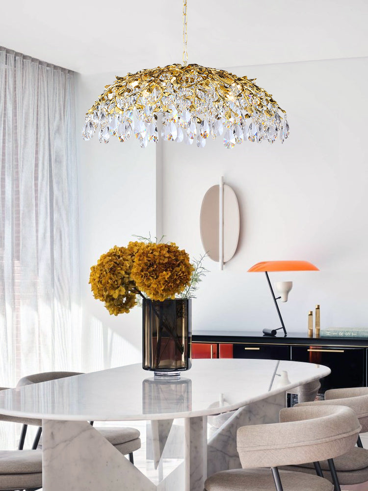 Light luxury French restaurant chandelier