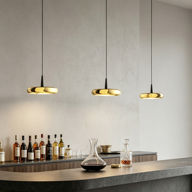 Obsidian Luxury Marble Single Pendant Light