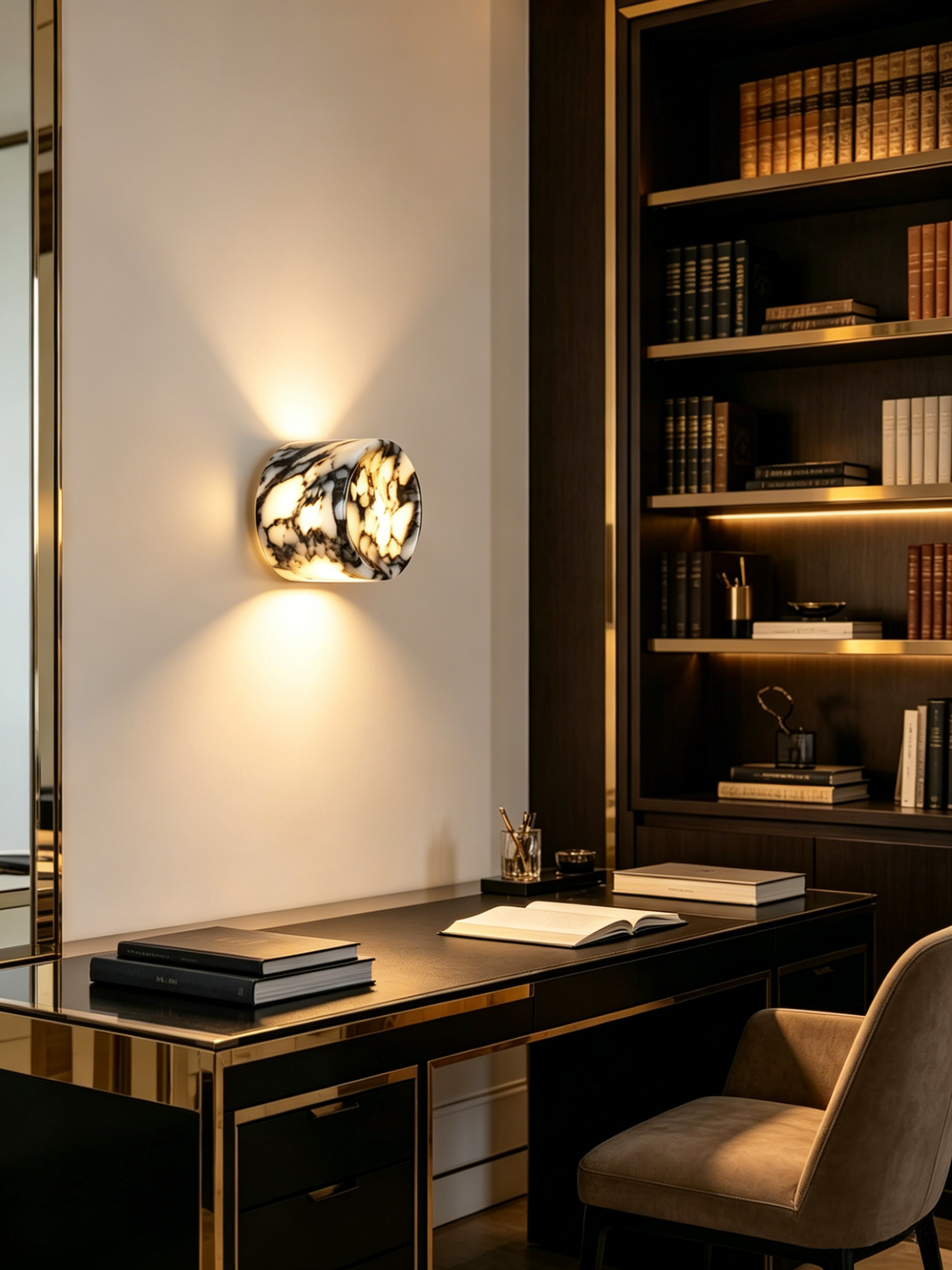 Calacatta Marble wall lamp
