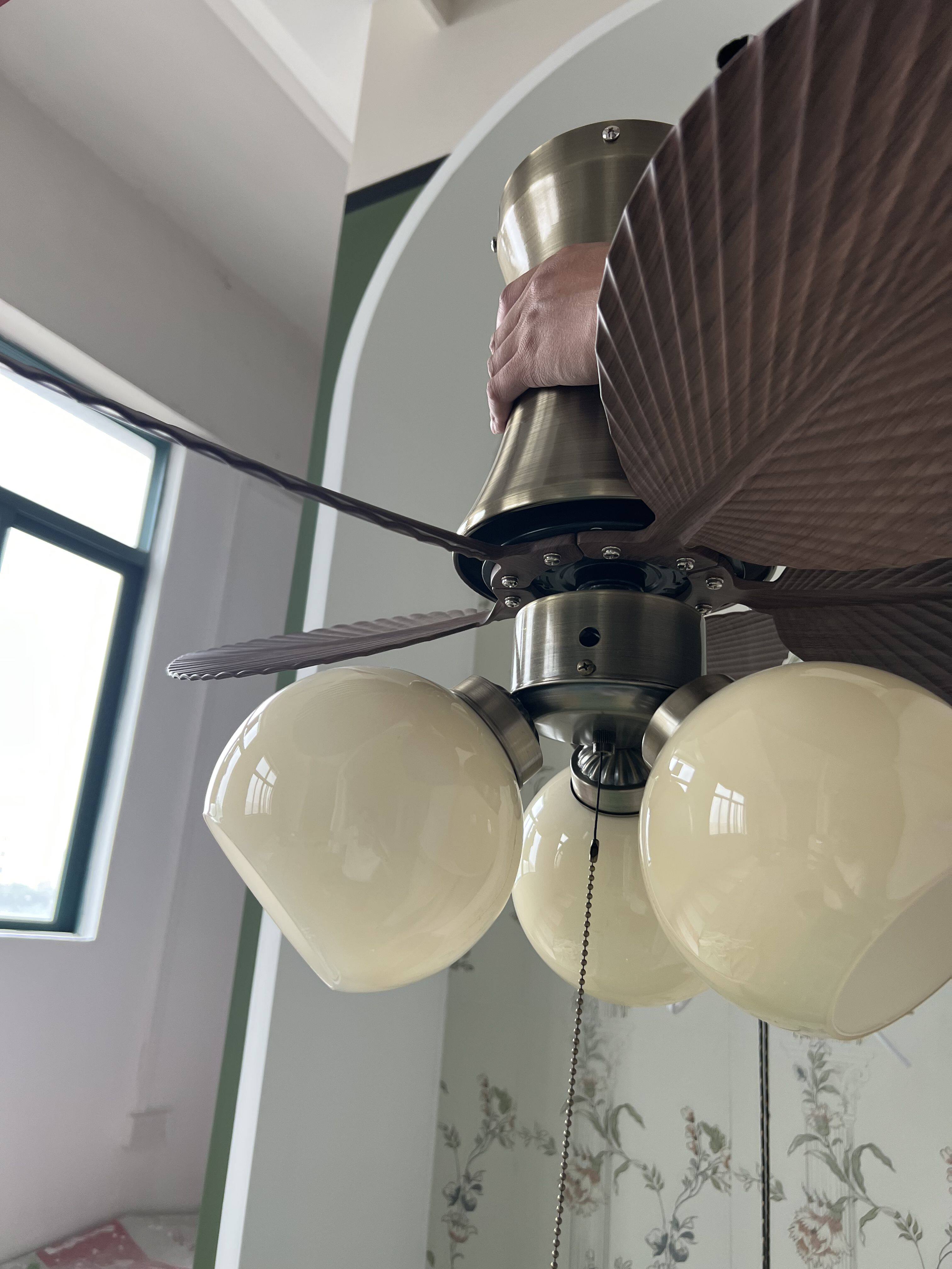Vintage Luxury Ceiling Fan Light