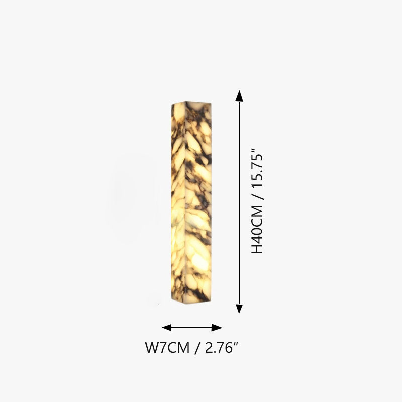 Italian marble wall lamp