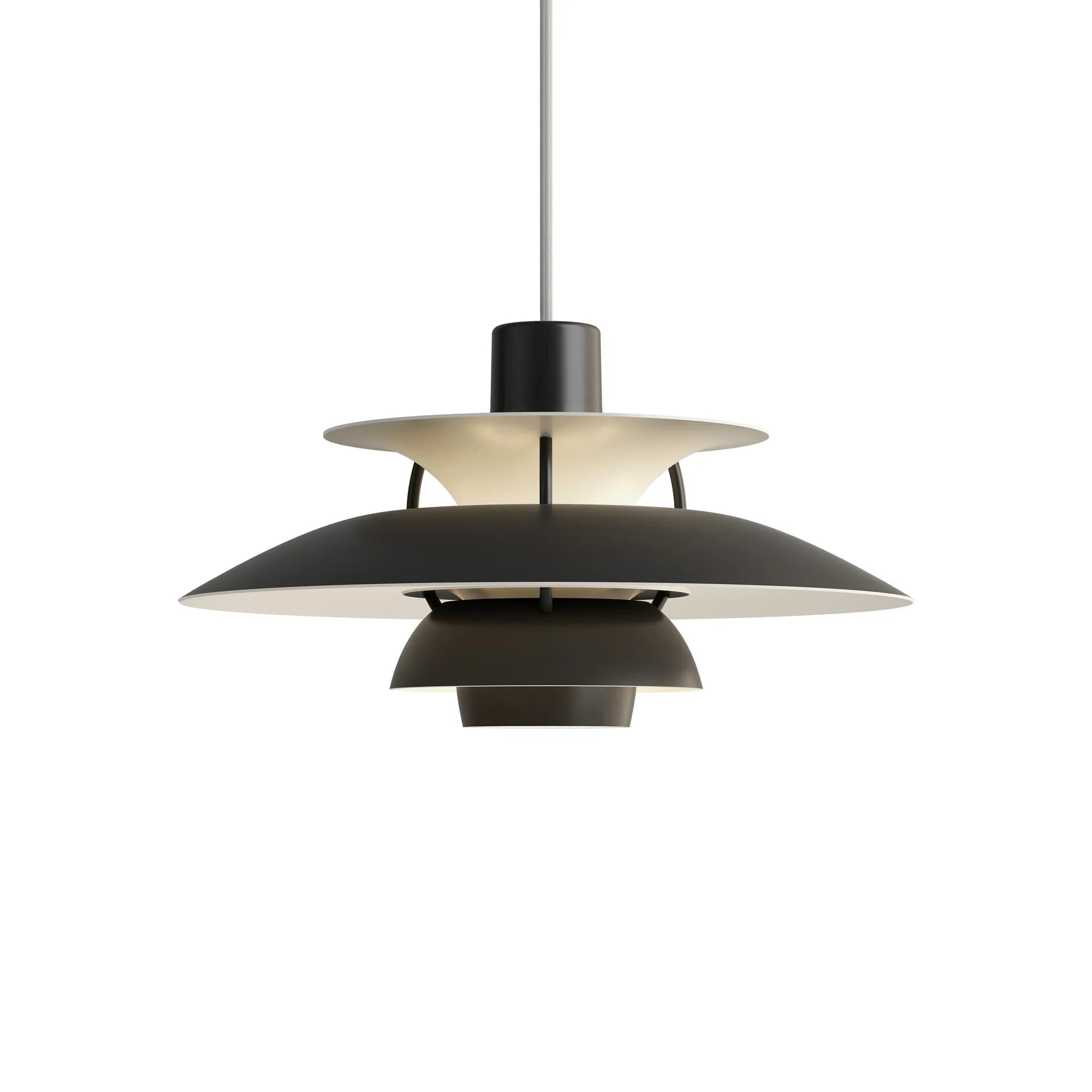Colored Layered Pendant Light