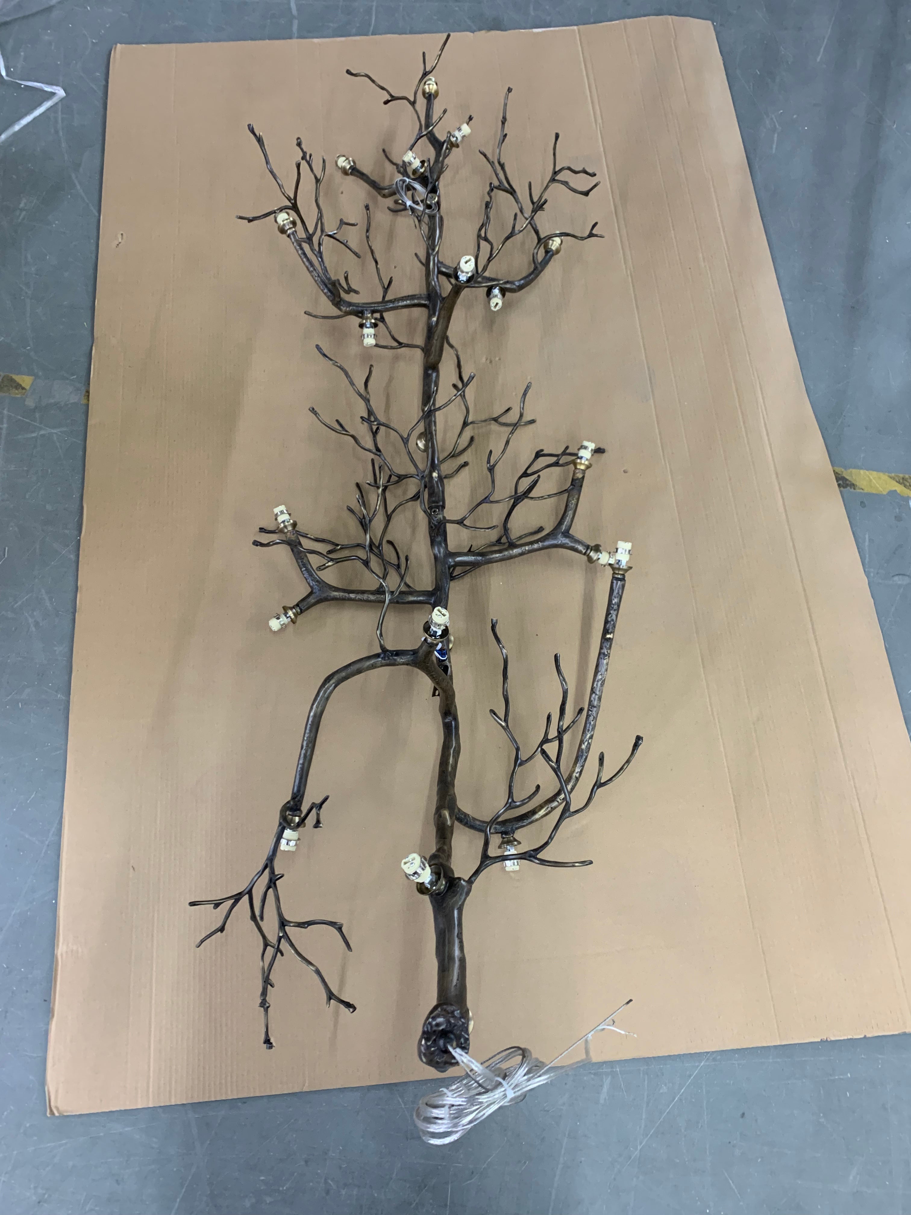 New Italian Light Luxury Copper Ceramic Living Room Ceiling Light