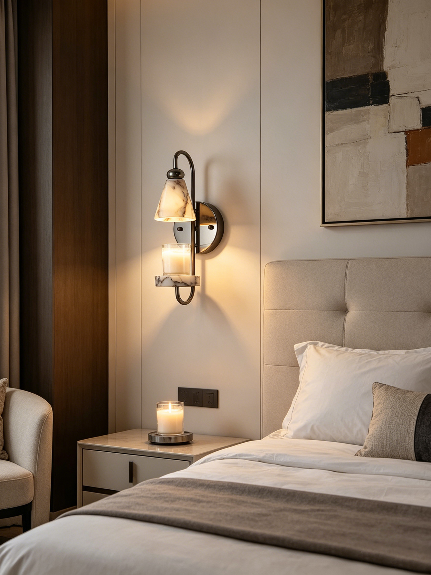 Aromatherapy Wax Melt Wall Light