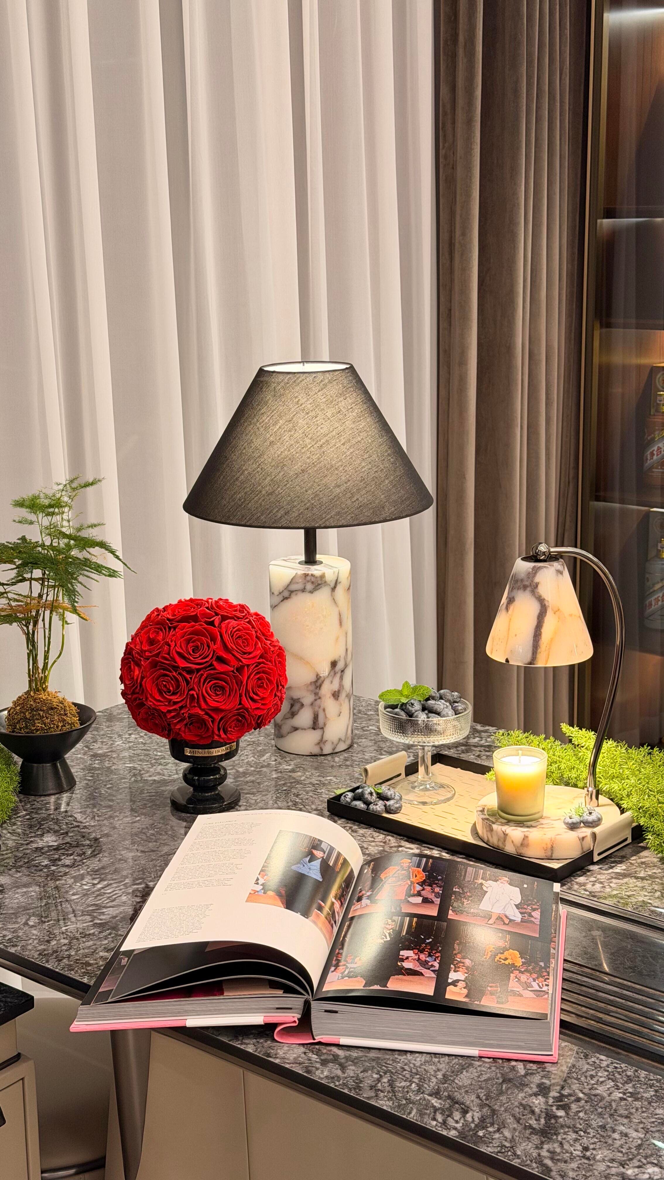 Italian Luxury Marble Table Lamp