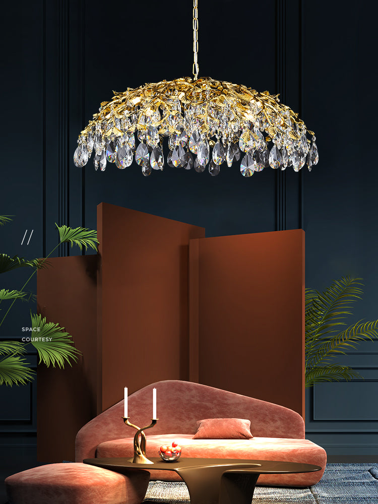 Light luxury French restaurant chandelier