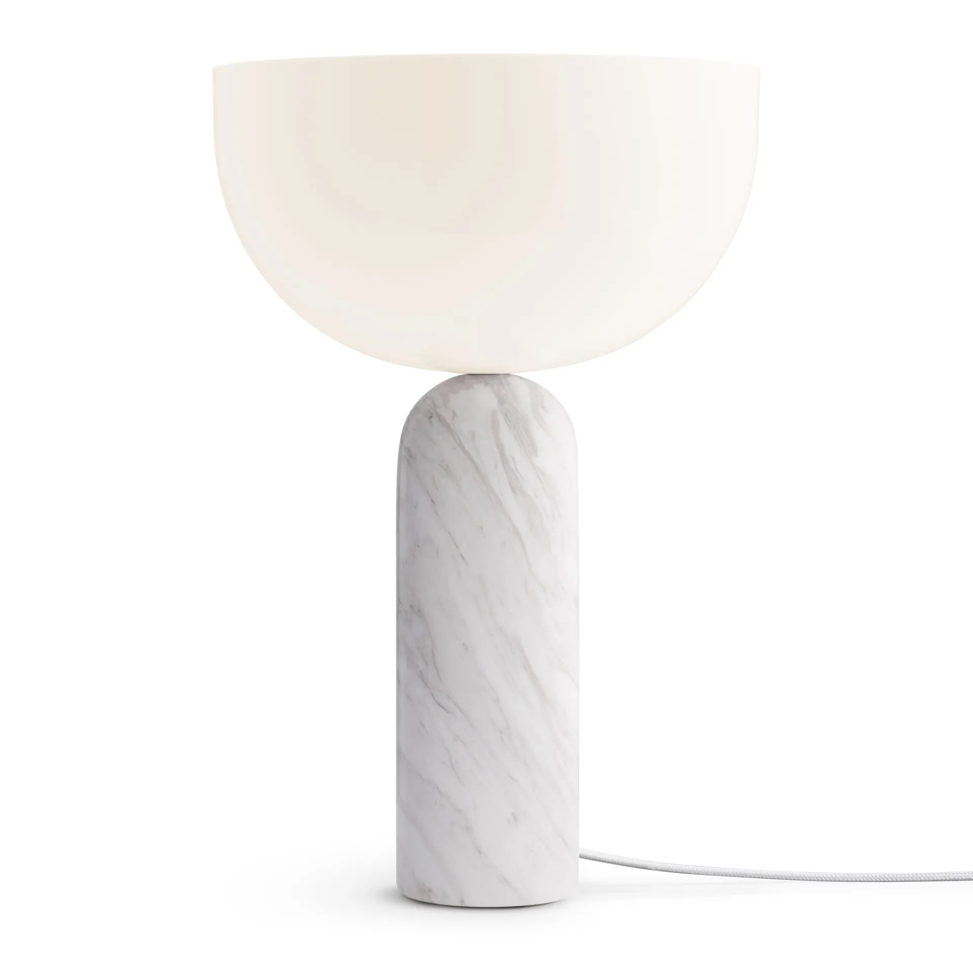 Kizu White Marble Table Lamp