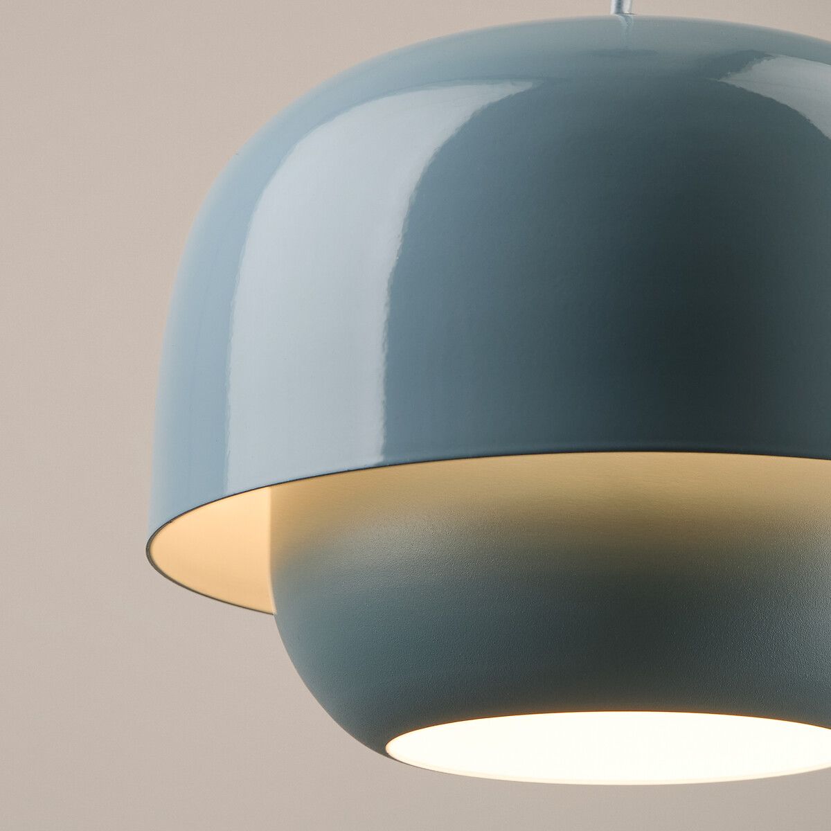 Double layered pendant light - modern style for dining and kitchen spaces