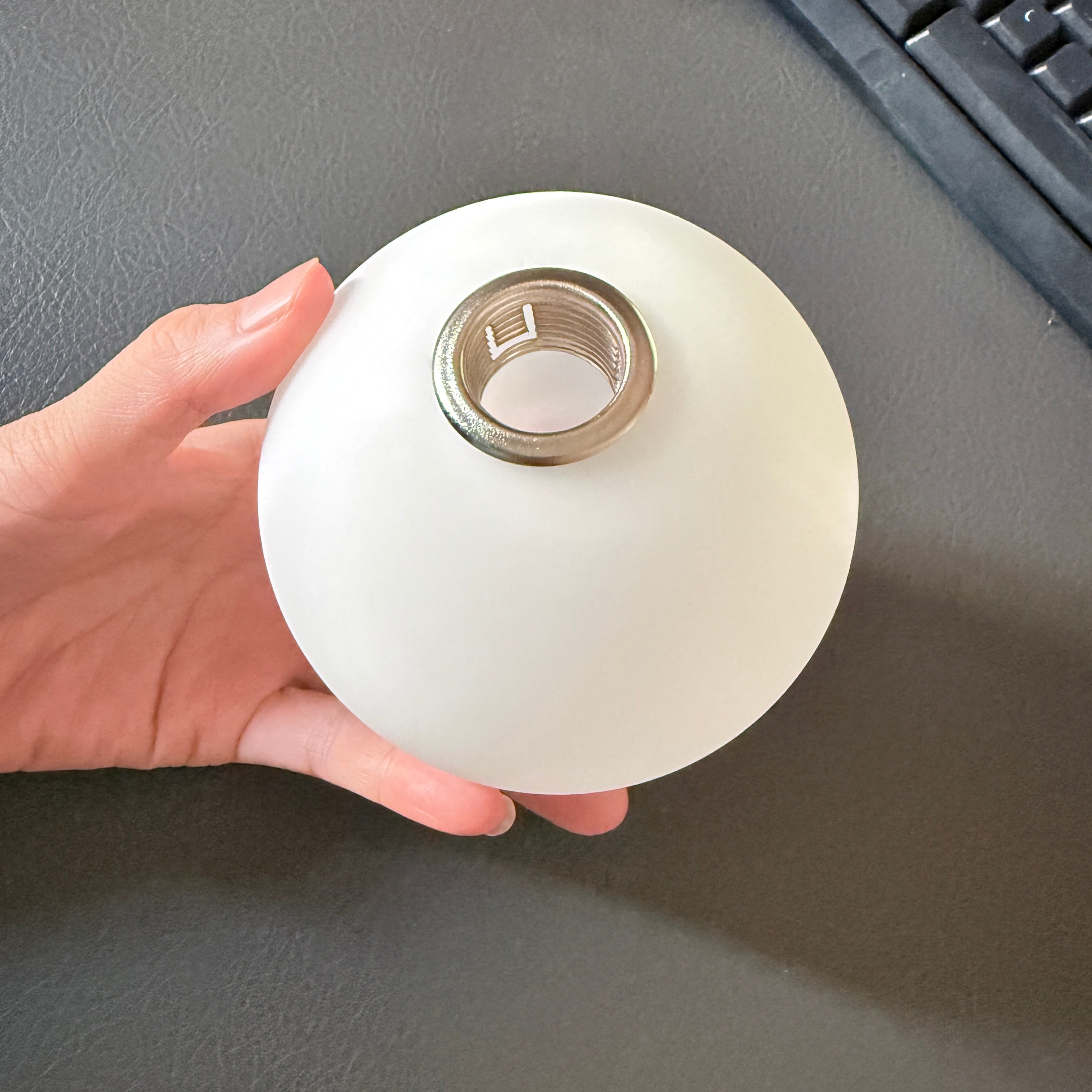 Suitable for chandelier white glass ball