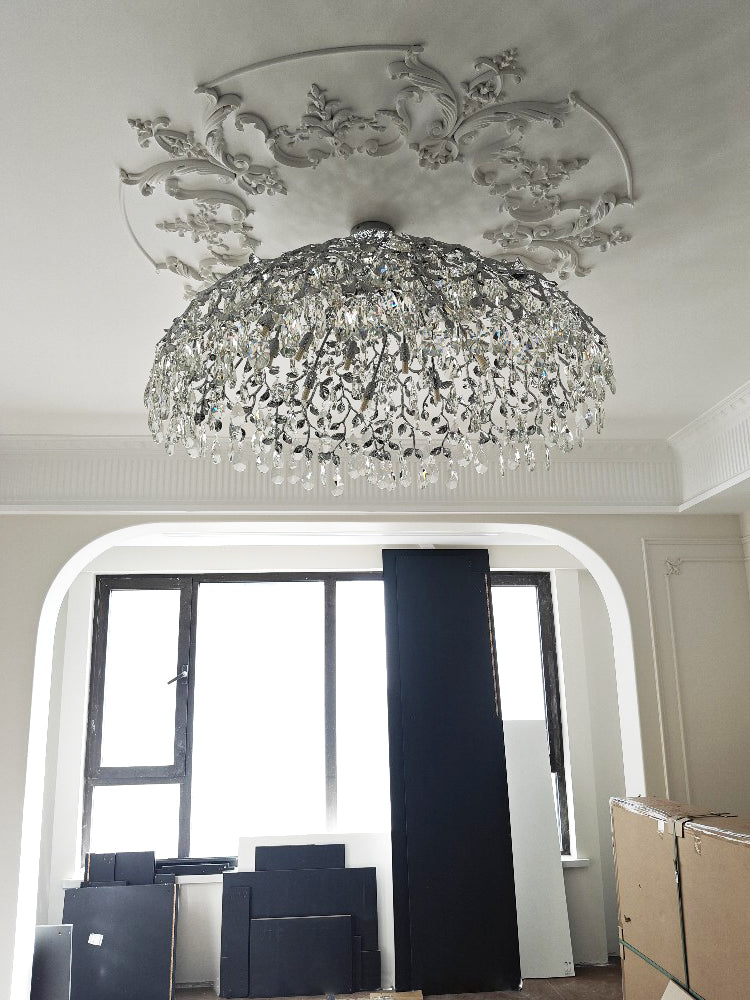Light luxury French restaurant chandelier