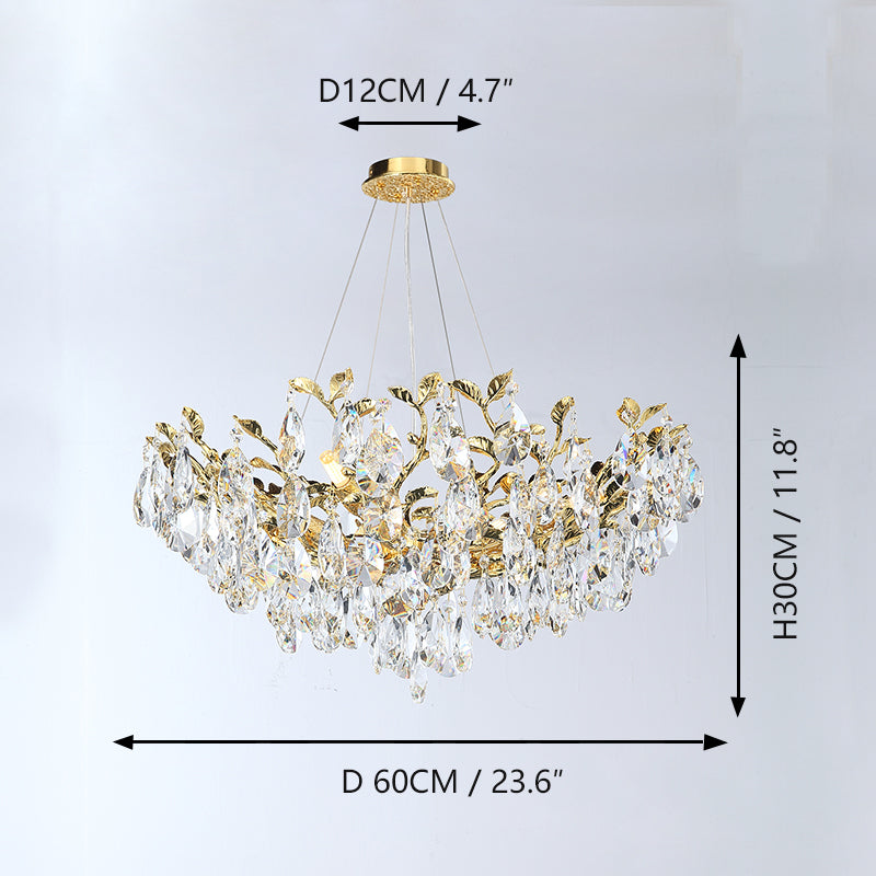 Italian-style chandelier for dining room