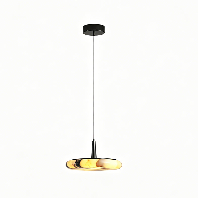 Obsidian Luxury Marble Single Pendant Light