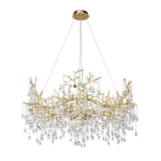 French-style light luxury crystal lamp