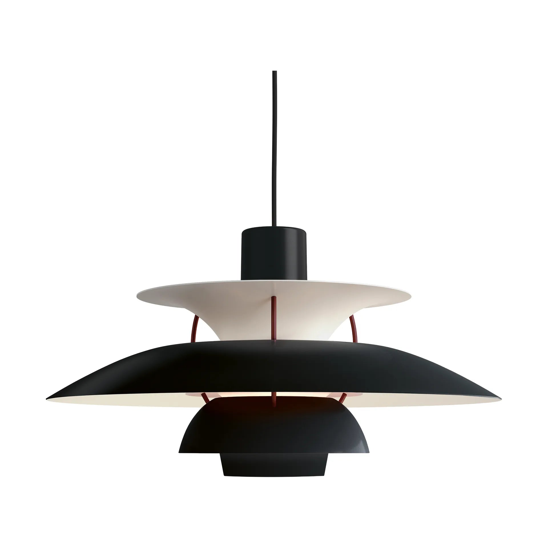 Colored Layered Pendant Light