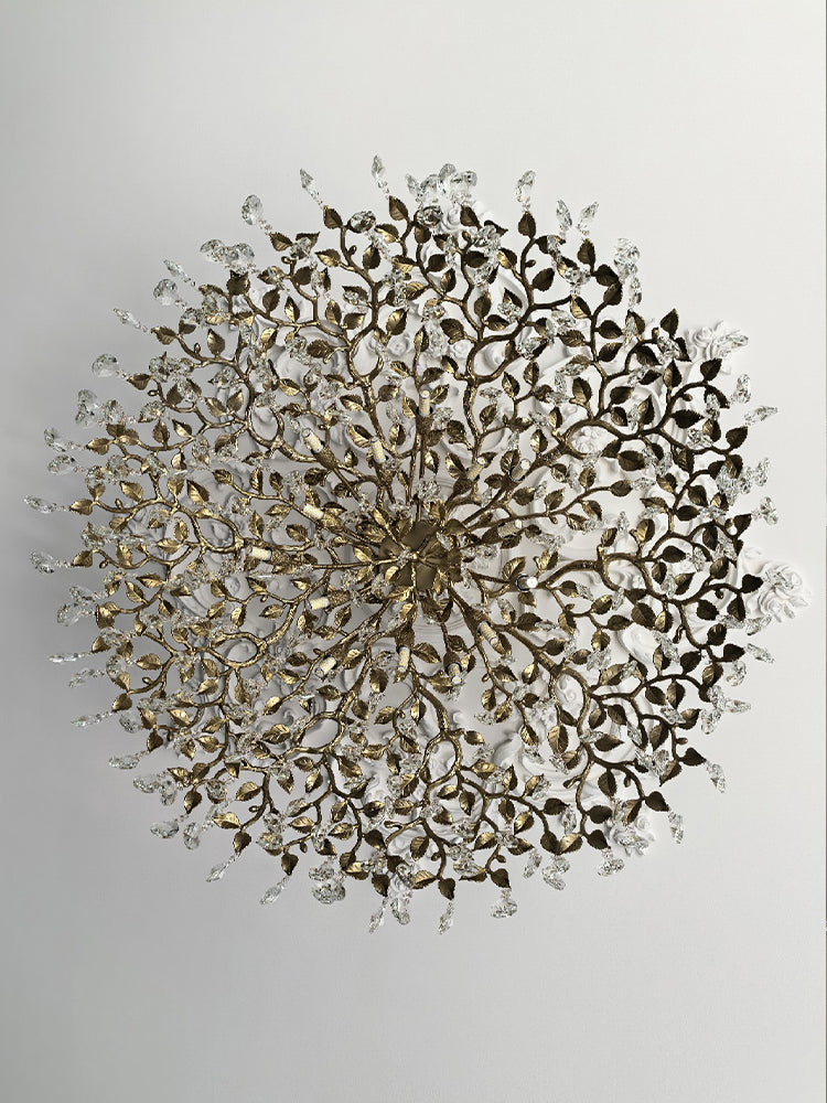 Light luxury French restaurant chandelier