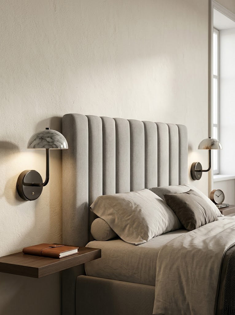 Marble Mushroom-Shaped Wall lamp