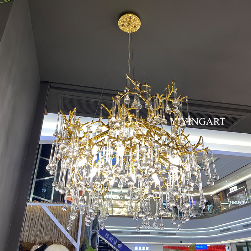 French-style light luxury crystal lamp