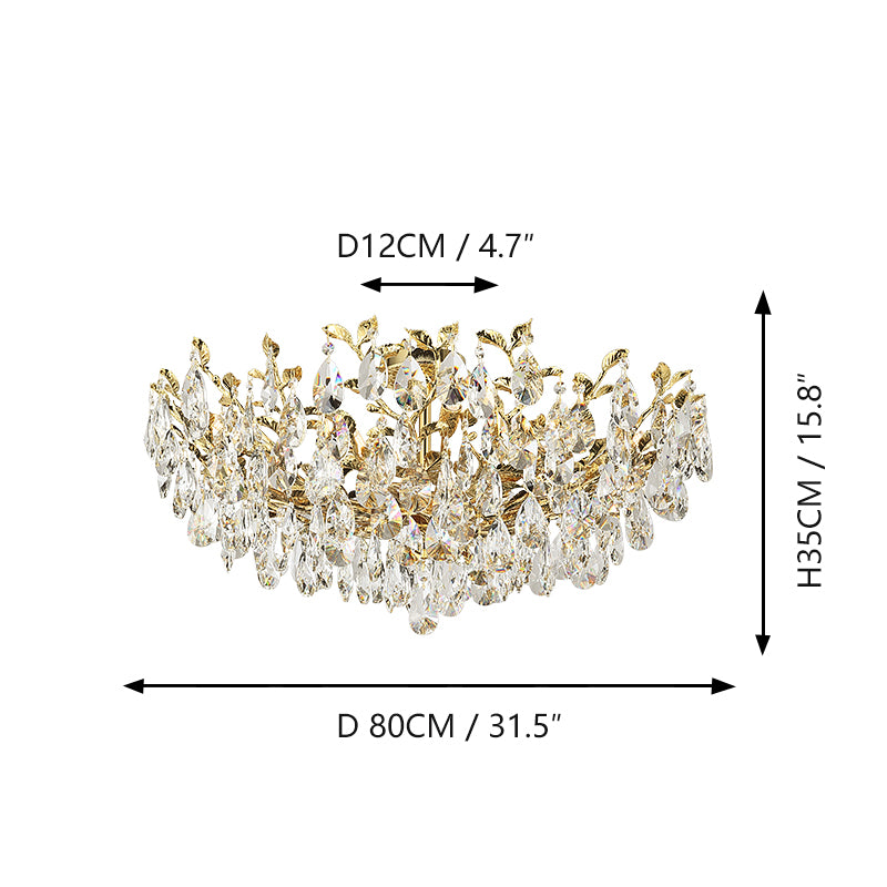 Italian-style chandelier for dining room