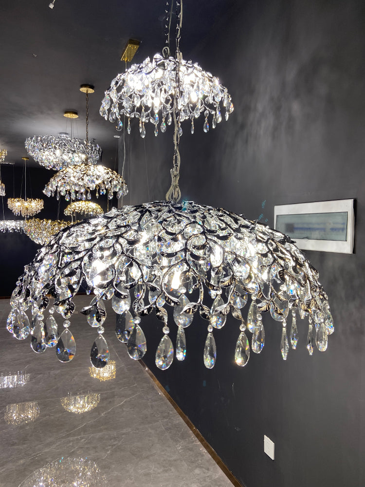 Light luxury French restaurant chandelier
