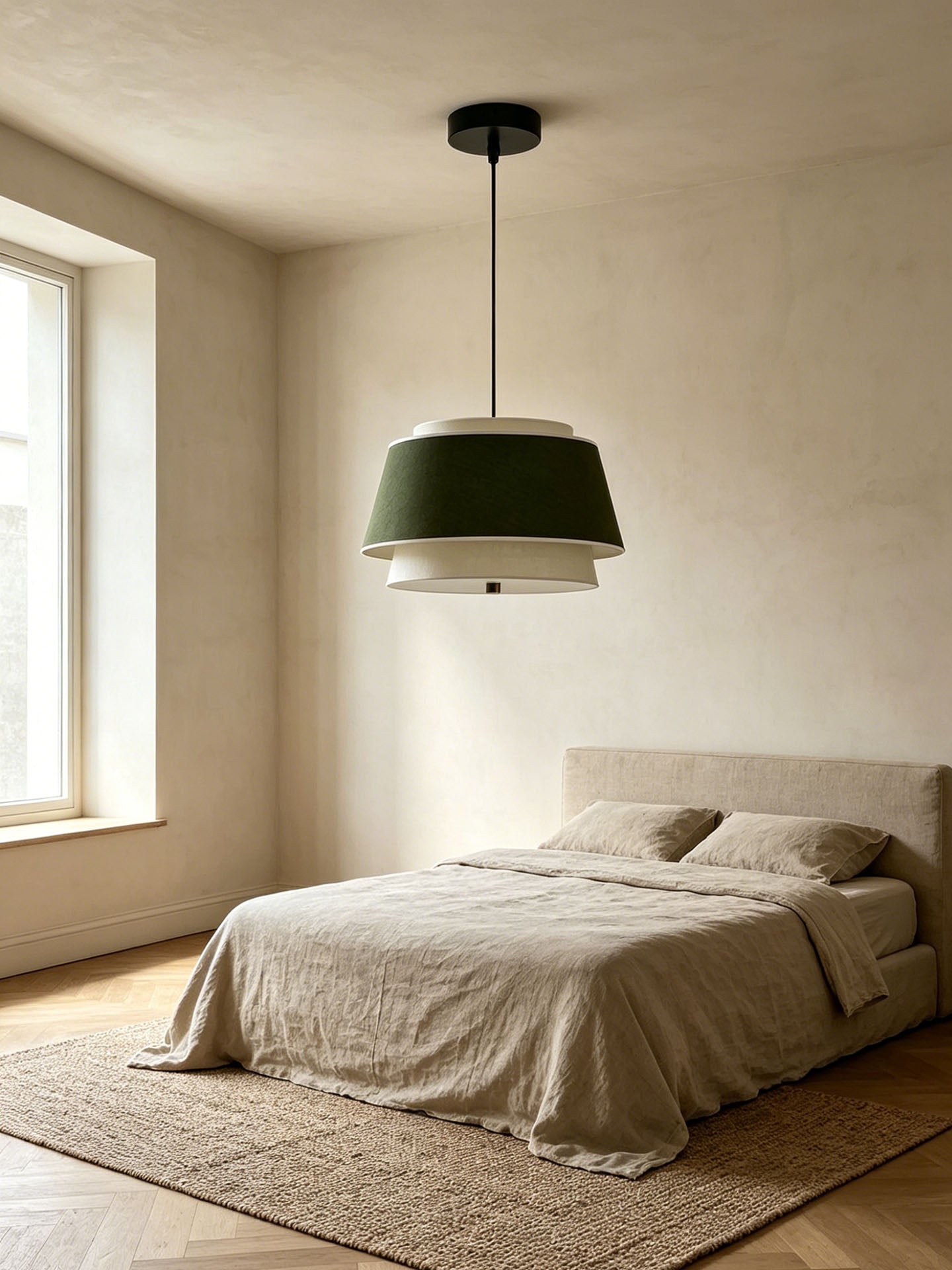live Green Two-Tier Pendant Light