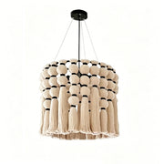 French retro tassel pendant light