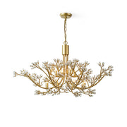 gilded branch chandelier