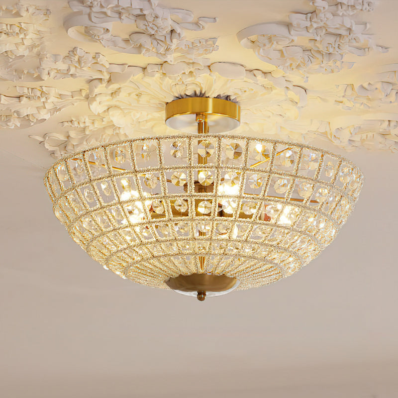 Aurora Basket Flush Mount