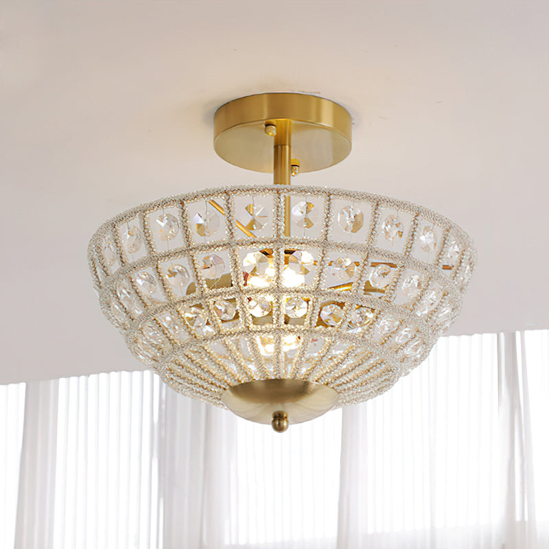 Aurora Basket Flush Mount