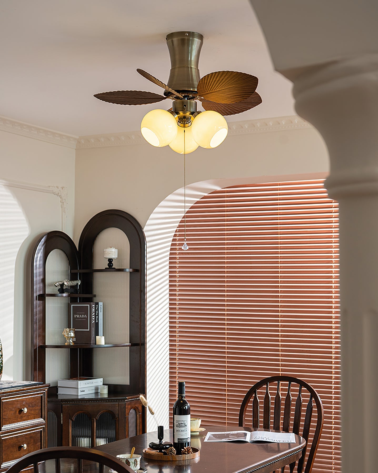 Vintage Luxury Ceiling Fan Light