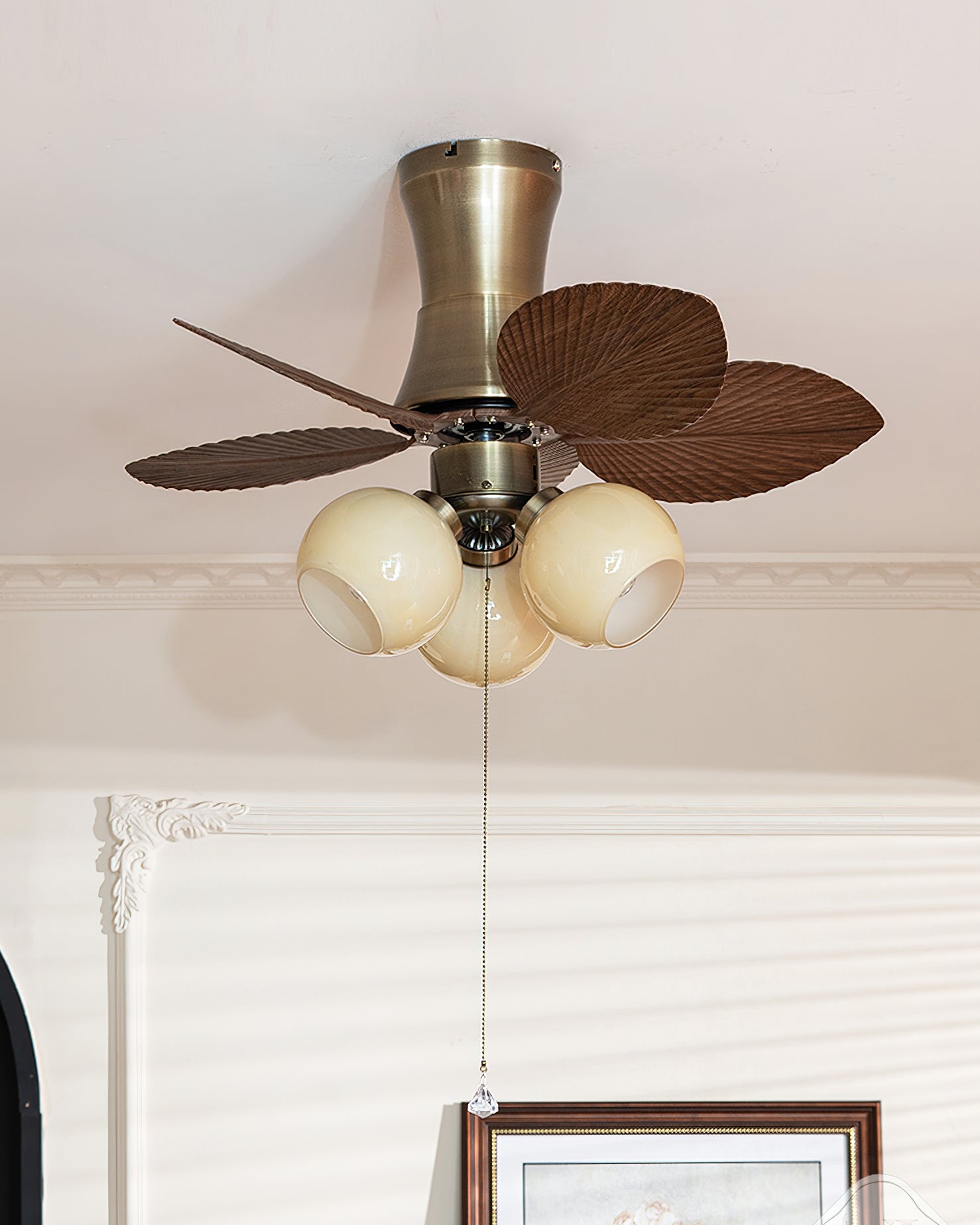 Vintage Luxury Ceiling Fan Light